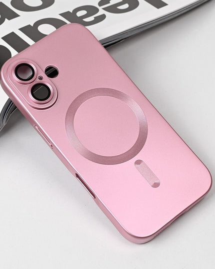 Maska za iPhone 17 6.3 roze Magsafe Chrome