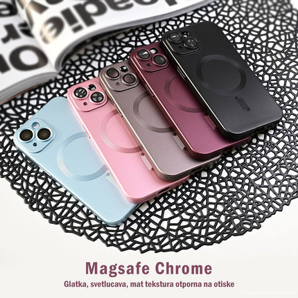 Maska za iPhone 17 Pro 6.3 crna Magsafe Chrome