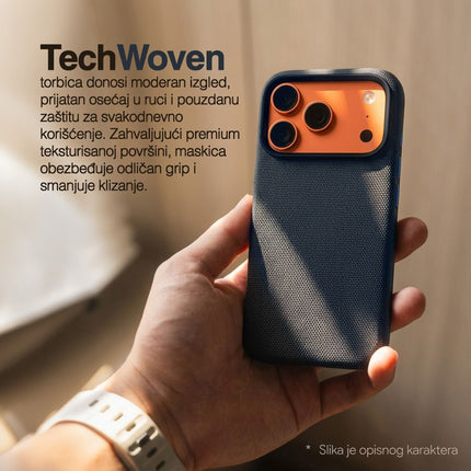 Maska za iPhone 16 Pro Max 6.9 zelena Magsafe TechWoven
