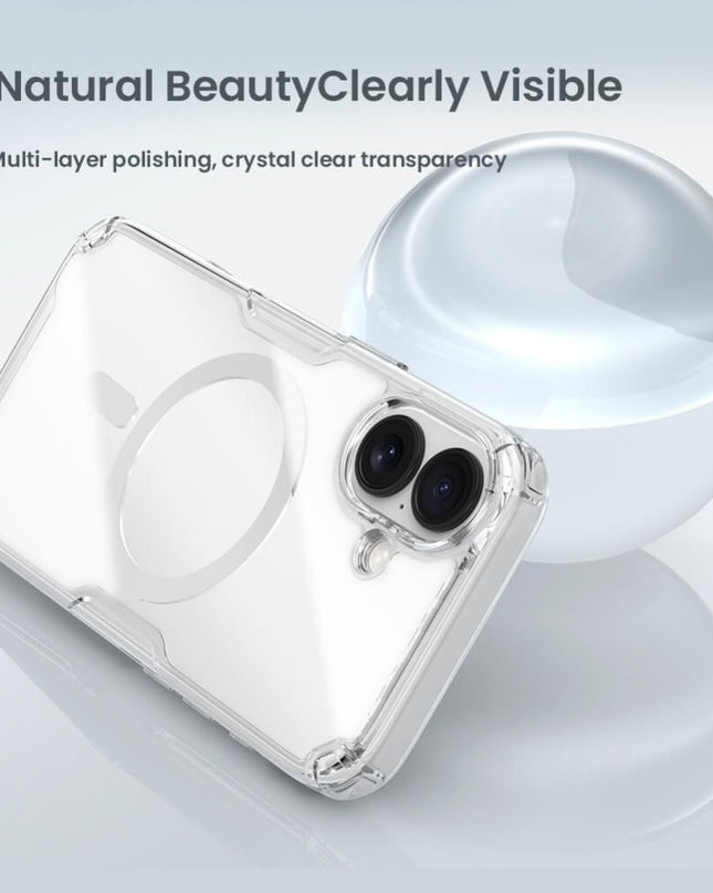 Maska za iPhone 17 6.3 transparent Nillkin Nature Pro Magnetic