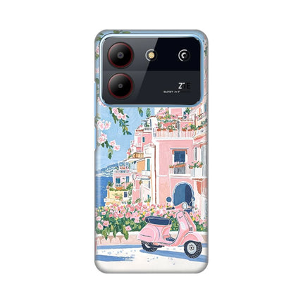 Maska za ZTE Blade A54 Pink Italy Silikonska Print