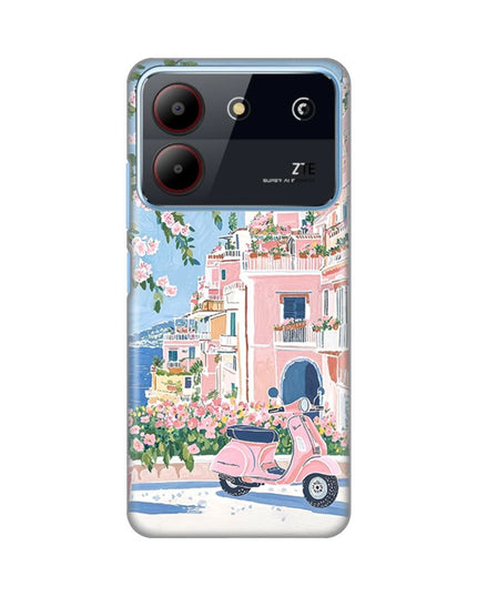 Maska za ZTE Blade A54 Pink Italy Silikonska Print