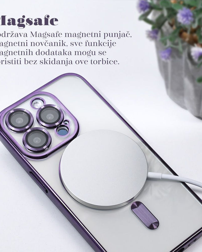 Maska za iPhone 17 Pro Max/18 Pro Max 6.9 siva Magsafe Lux