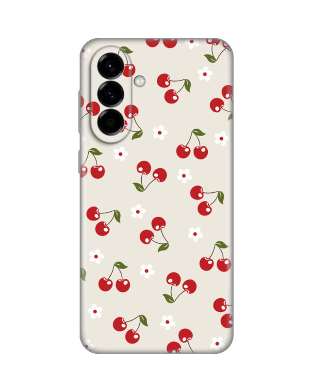 Maska za Samsung A576B Galaxy A57 5G Cherry and Flowers Silikonska Print