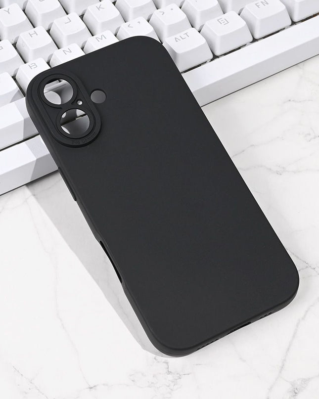 Maska za iPhone 17 6.3 crna Silikon Pro Camera