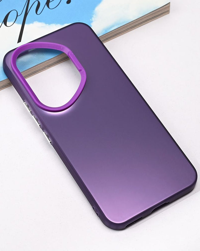 Maska Clear za Honor 400 Pro ljubicasta
