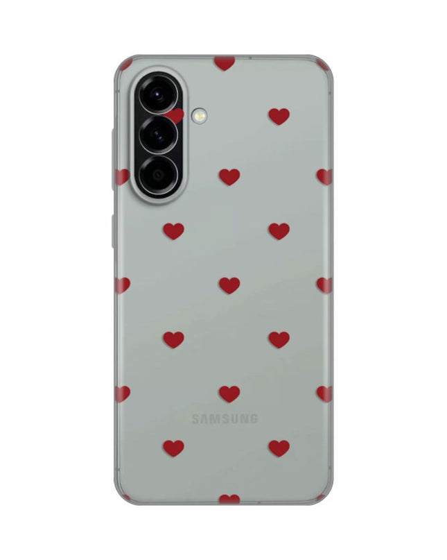 Maska za Samsung A576B Galaxy A57 5G Red Hearts Silikonska Print