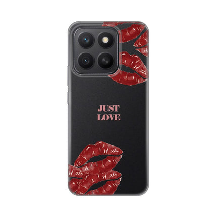 Maska za Honor X8c Just Love Pink Silikonska Print Skin