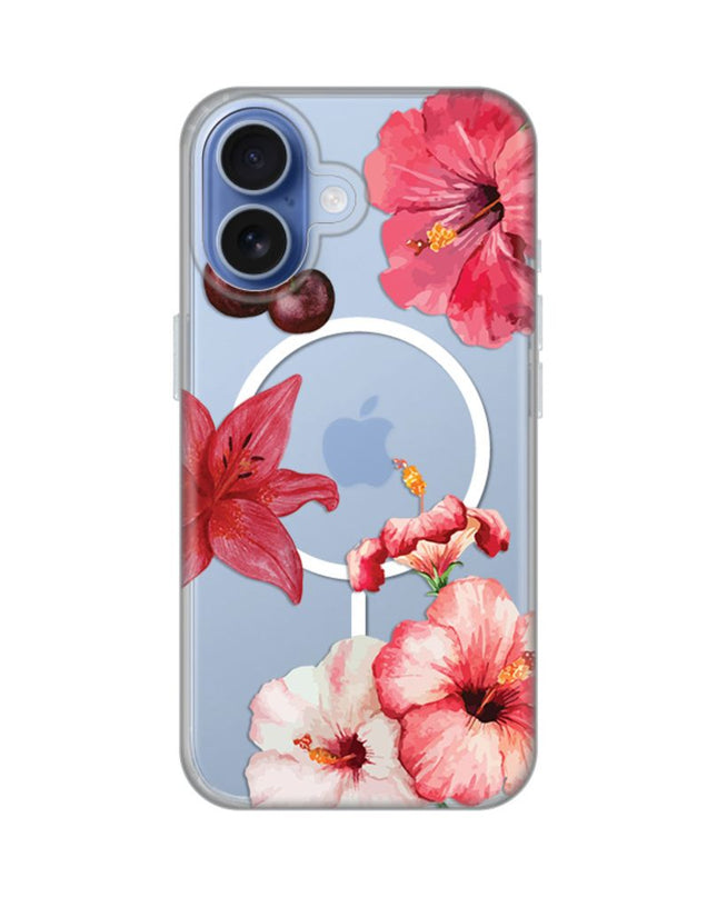 Maska za iPhone 17 6.3 Hibiscus Print Magsafe