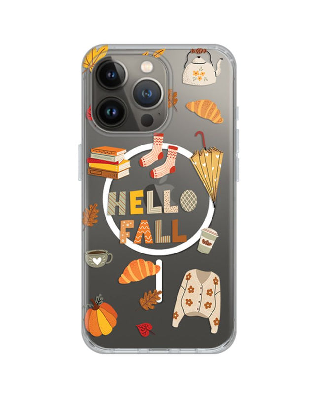 Maska za iPhone 13 Pro 6.1 Hello Fall Print Magsafe