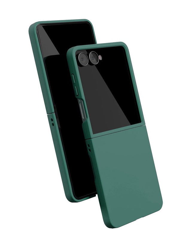 Maska za Samsung F761B Galaxy Z Flip 8 zelena Elegant Fold