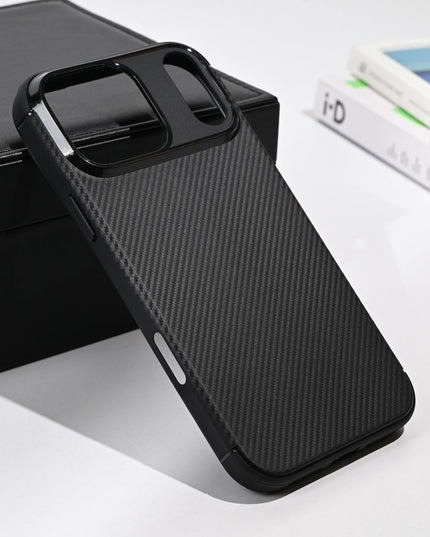 Maska za iPhone 17 Pro Max 6.9 crna Defender Carbon