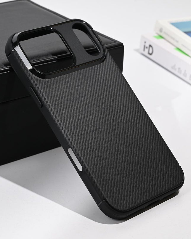 Maska za iPhone 17 Pro Max 6.9 crna Defender Carbon