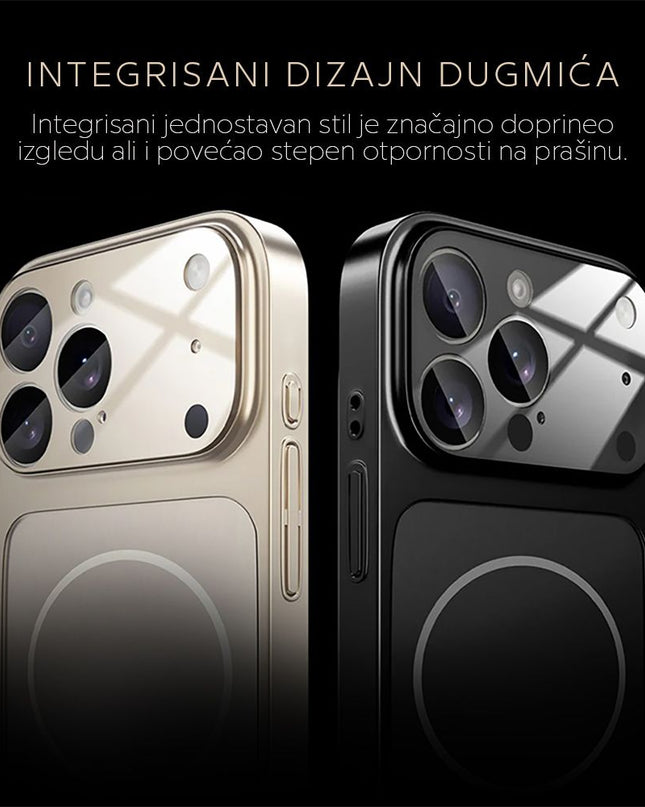 Maska za iPhone 15 6.1 siva Magsafe LookLike