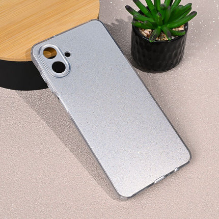 Maska za Samsung A075F Galaxy A07 srebrna Sparkle Dust