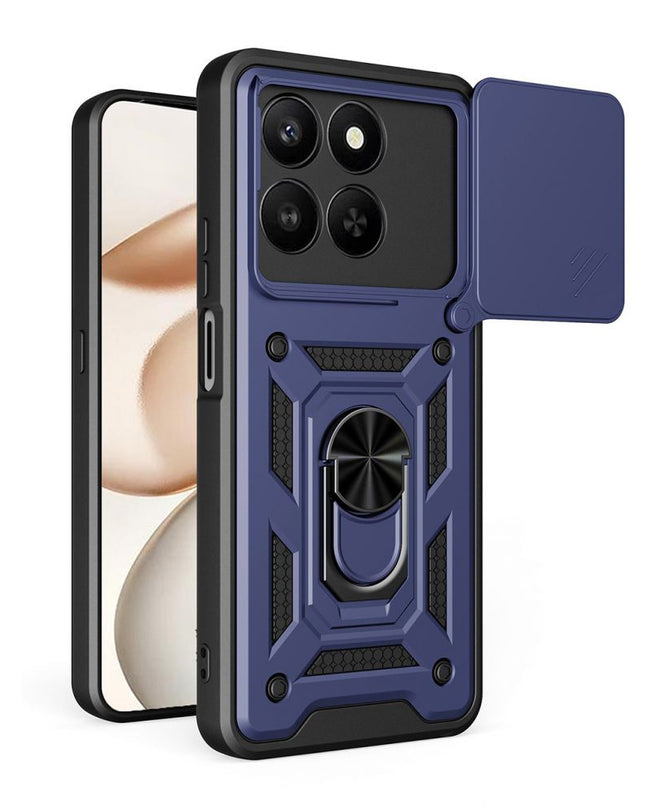 Maska za Honor X7d 4G/400 Smart 5G tamno plava Hard Shield