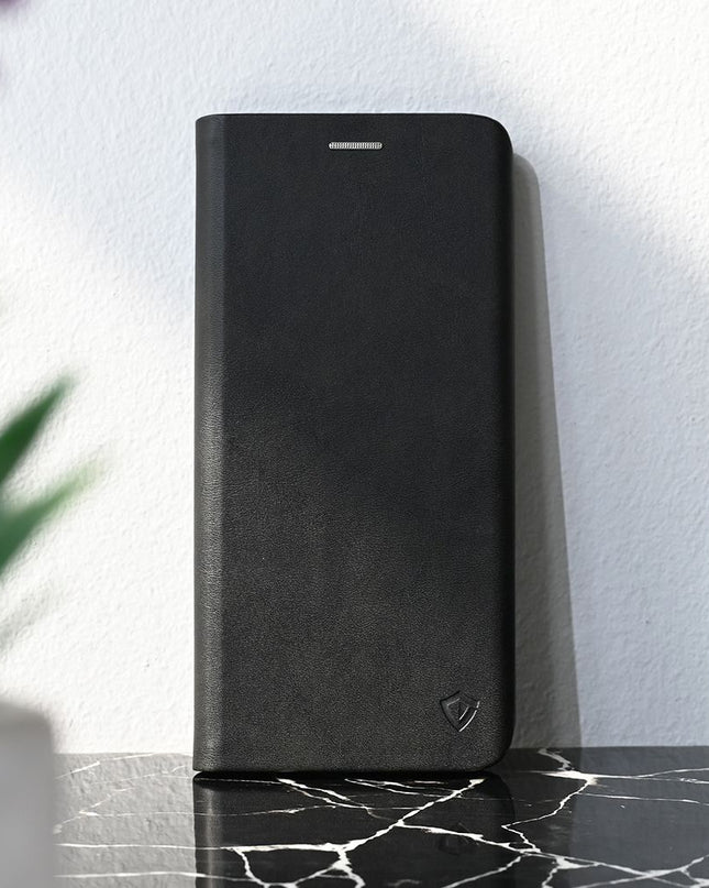 Maska za Honor X7e crna Teracell Elegant Flip