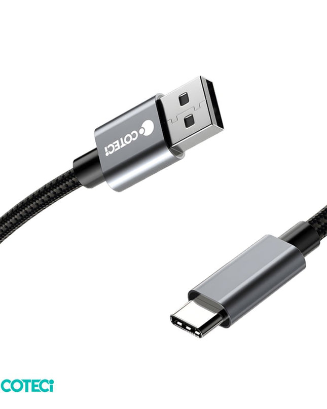 Data kabl Coteci 87313 60W 10 Gbps USB 3.0 na Type C crni 2m