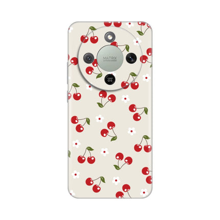 Maska za Honor Magic 8 Lite Cherry and Flowers Silikonska Print