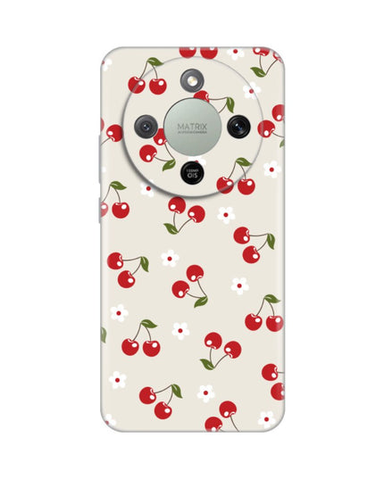 Maska za Honor Magic 8 Lite Cherry and Flowers Silikonska Print