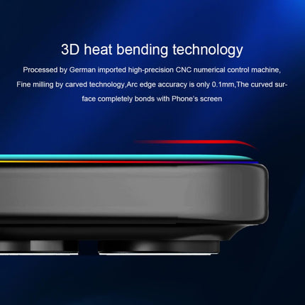 Zastitno staklo Tempered glass Nillkin 3D CP+Max za iPhone 16 Pro Max 6.9 crni
