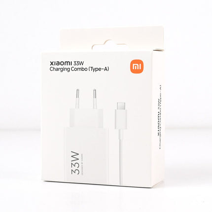 Kucni punjac Xiaomi QC 33W sa USB na Type C kablom beli