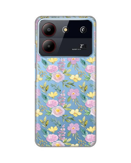 Maska za ZTE Blade A54 Soft Flowers Silikonska Print Skin
