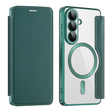 Maska za Samsung S941B Galaxy S26 zelena Magsafe Lux Bi Fold