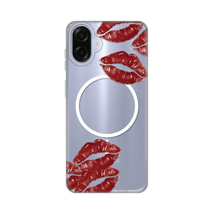 Maska za Samsung A075F Galaxy A07 Kisses Print Magsafe