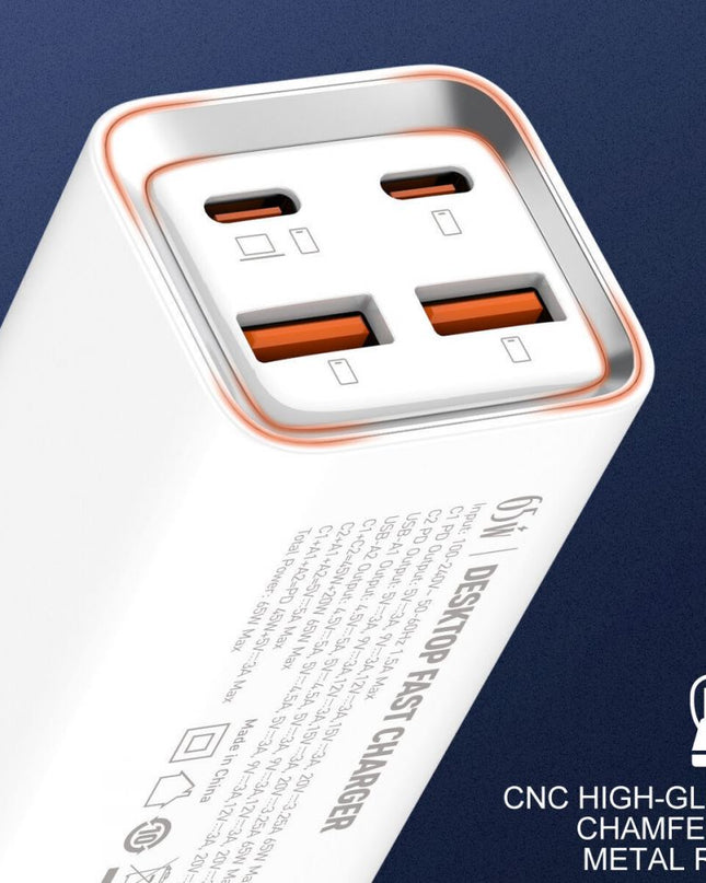 Kucni punjac LDNIO A4610C, QC4+, PD3.0, PPS, 65W beli