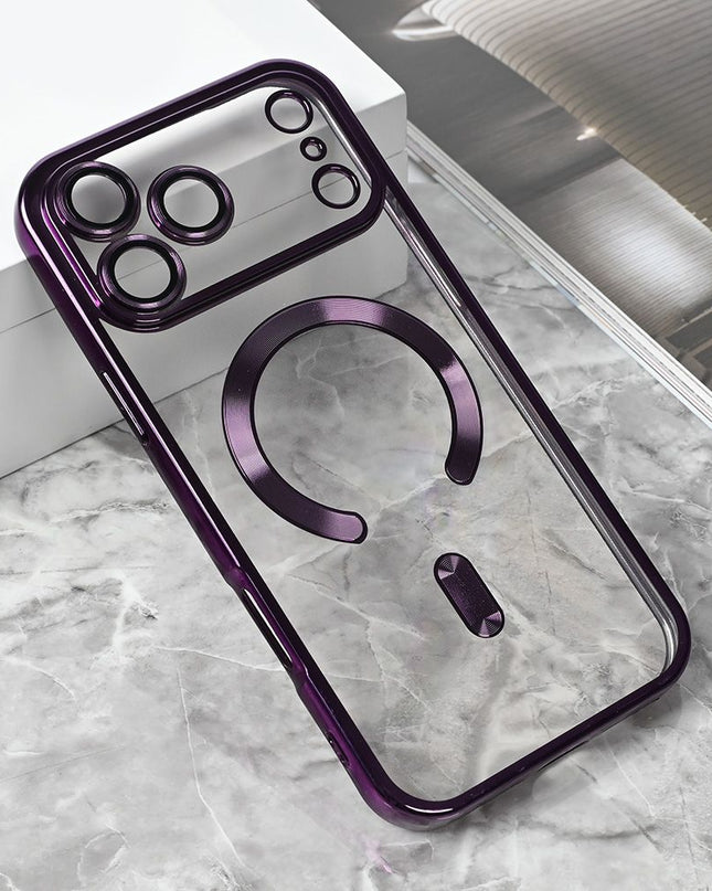 Maska za iPhone 17 Pro Max 6.9 ljubicasta Magsafe Lux