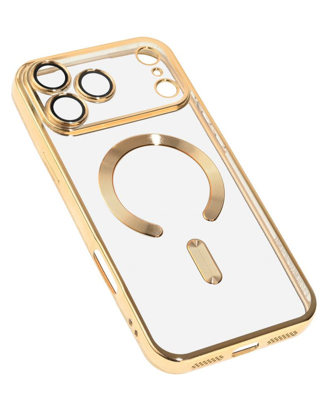 Maska za iPhone 17 Pro Max/18 Pro Max 6.9 zlatna Magsafe Lux