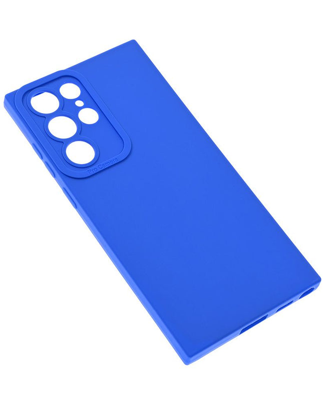 Maska za Samsung S908B Galaxy S22 Ultra plava Silikon Pro Camera