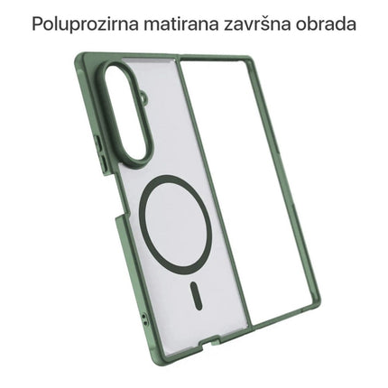 Maska za Samsung F966B Galaxy Z Fold 7 tamno zelena Magsafe Fold
