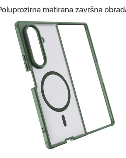 Maska za Samsung F966B Galaxy Z Fold 7 tamno zelena Magsafe Fold