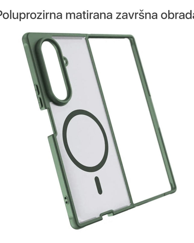 Maska za Samsung F966B Galaxy Z Fold 7 tamno zelena Magsafe Fold