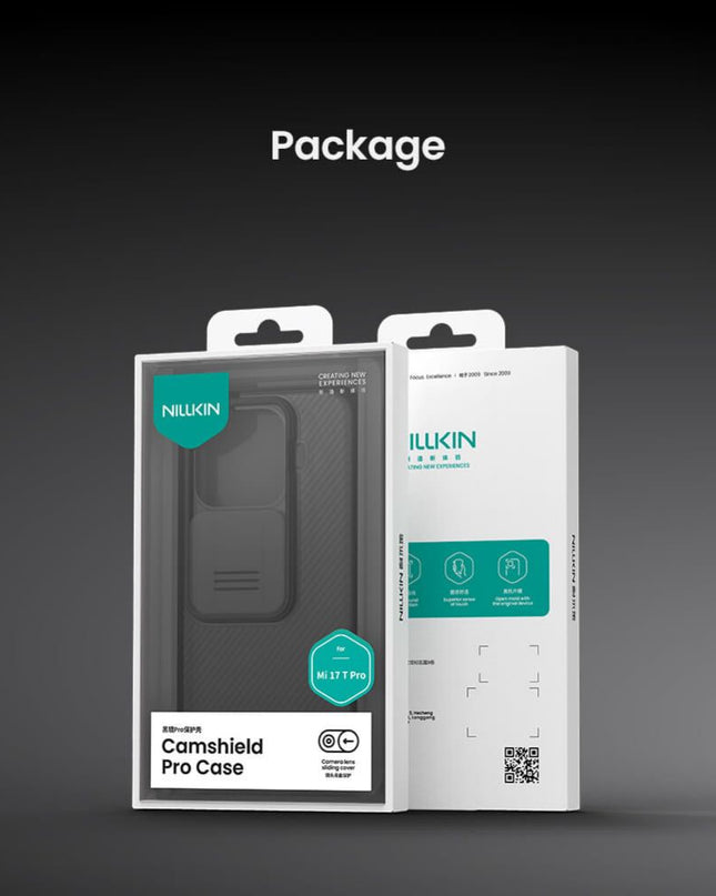 Maska za Xiaomi 17T Pro crna Nillkin CamShield Pro