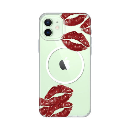 Maska za iPhone 12/12 Pro 6.1 Kisses Print Magsafe