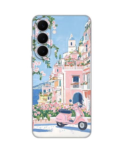Maska za Samsung S731B Galaxy S25 Fe Pink Italy Silikonska Print