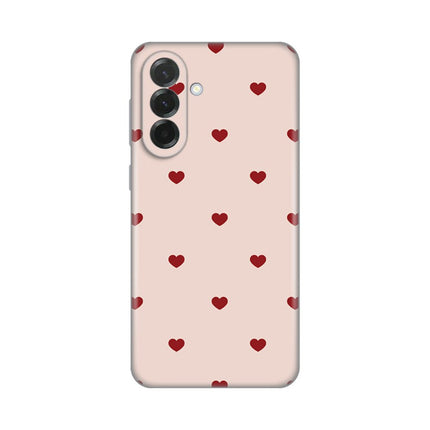Maska za Samsung A376B Galaxy A37 5G Beige Hearts Silikonska Print