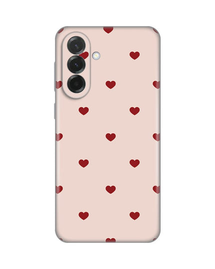 Maska za Samsung A376B Galaxy A37 5G Beige Hearts Silikonska Print