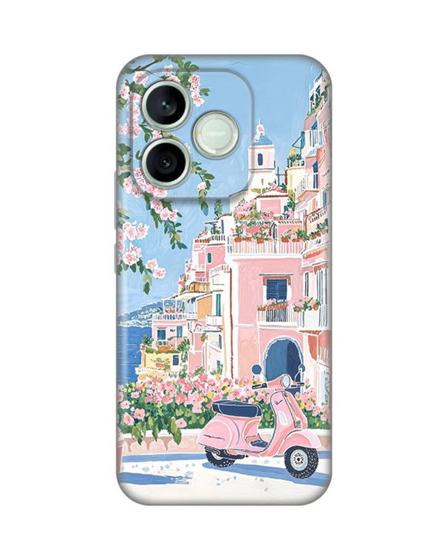 Maska za Honor 600 Lite Pink Italy Silikonska Print
