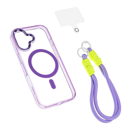 Maska za iPhone 16 6.1 ljubicasta Magsafe Loop