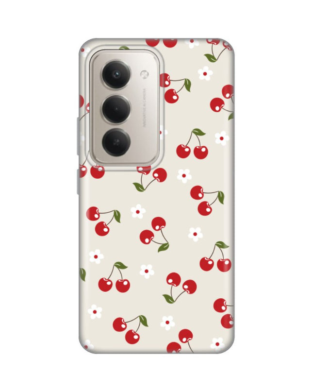 Maska za Xiaomi Redmi 15 4G Cherry and Flowers Silikonska Print