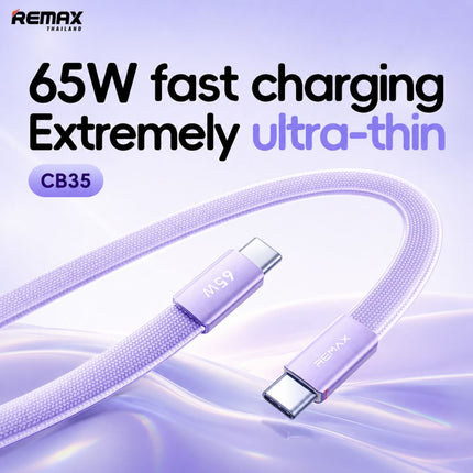 Data kabl REMAX Ultimate Series CB35 65W Ultra-Thin Fast Charging Type C na Type C 1.2m beli