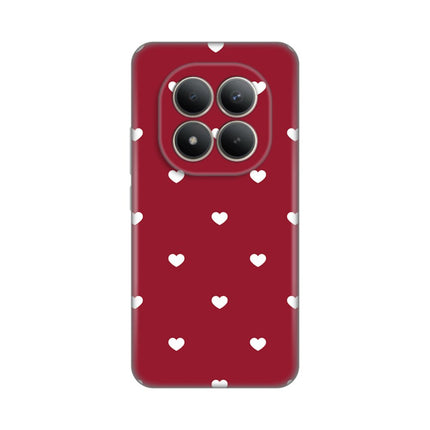 Maska za Xiaomi Redmi Note 15 Pro Plus 5G Burgundy Hearts Silikonska Print Skin