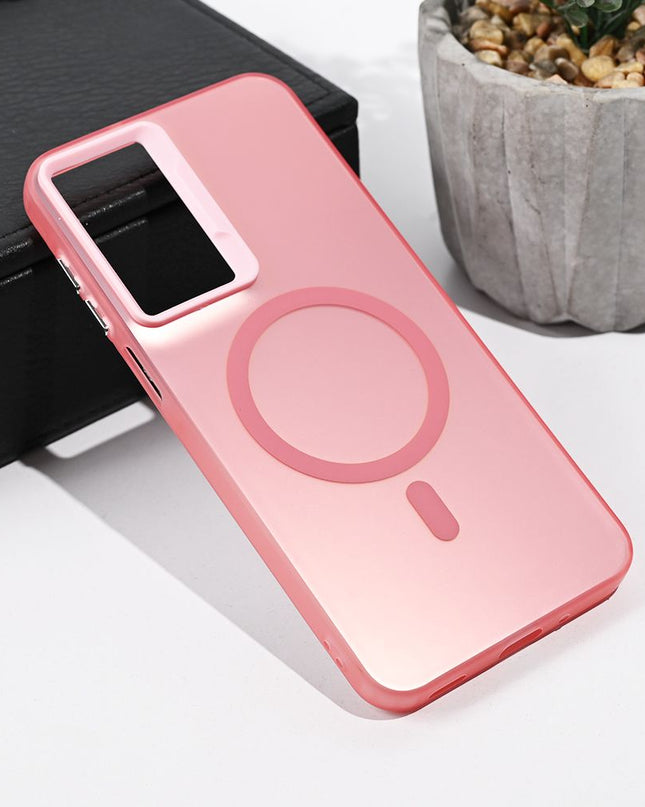 Maska za Samsung A175 Galaxy A17 roze Magsafe Clear