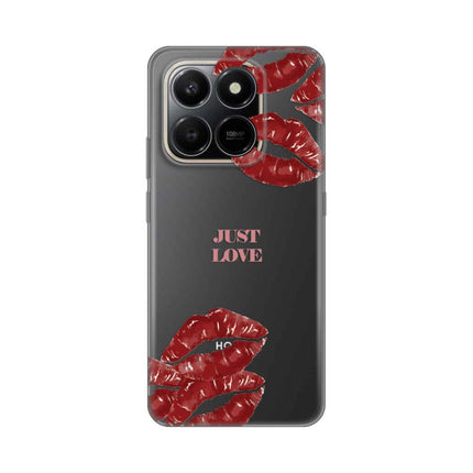 Maska za Honor X7d 4G/400 Smart 5G Just Love Pink Silikonska Print Skin