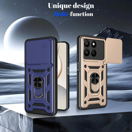 Maska za Honor X7d 4G/400 Smart 5G siva Hard Shield