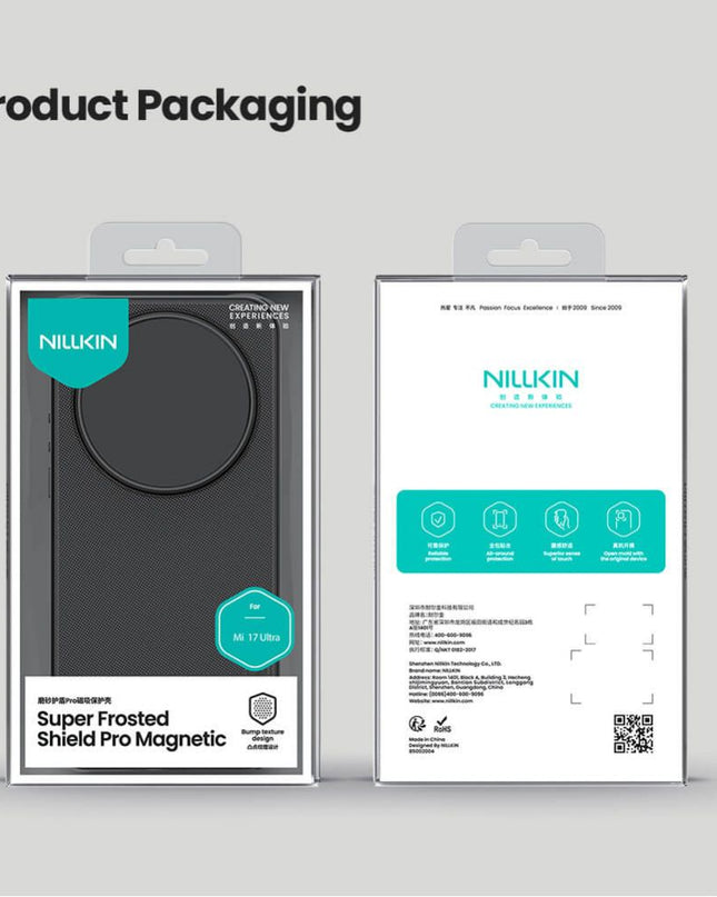 Maska za Xiaomi 17 Ultra crna Nillkin Scrub Pro Magnetic